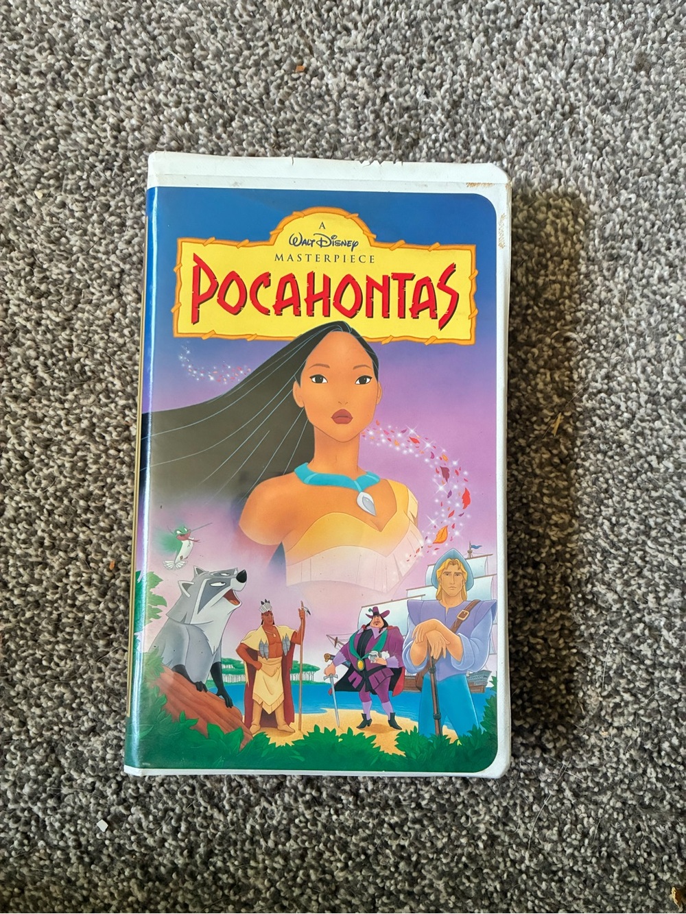 Walt Disney Pocahontas VHS — Purple & Blue Cover